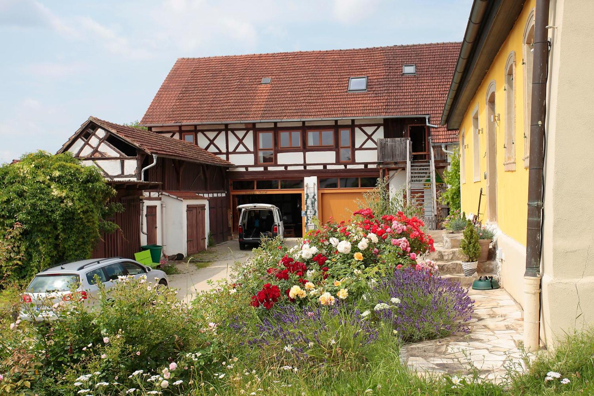 Gemuetliches Apartment Mit Galerie Im Ferienhof Litzendorf Exterior foto